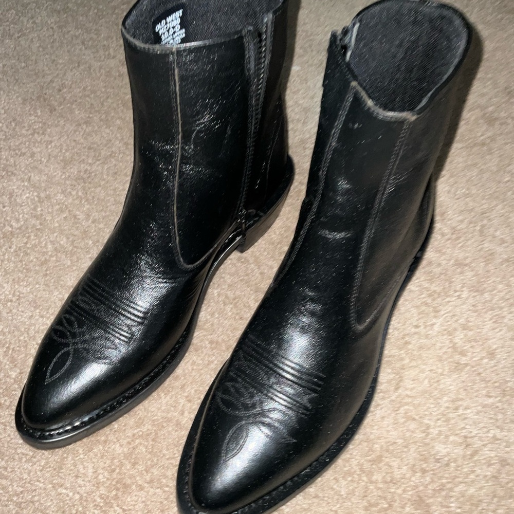 New Western Boots, leather. Size 10R.